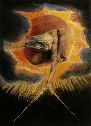 William Blake The Ancient of Days,frontispiece for Europe,a Prophecy (mk19) oil painting artist